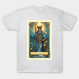 Mermaid Tarot The Hierophant Card T-Shirt